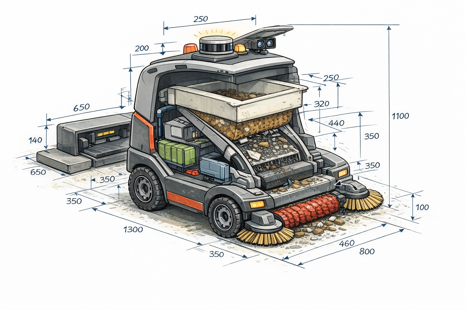Sustainable Cleaning Robot